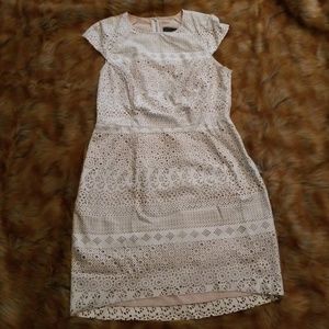 Wallis Laser Cut Faux Leather Dress